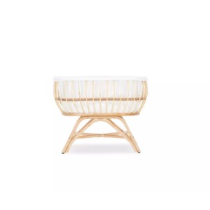 £70 Off Cuddleco – Aria Rattan Crib – Natural